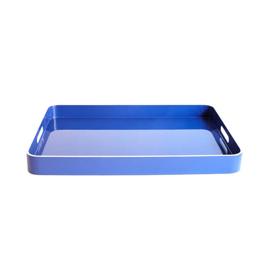 Large Navy Lacquer Tray