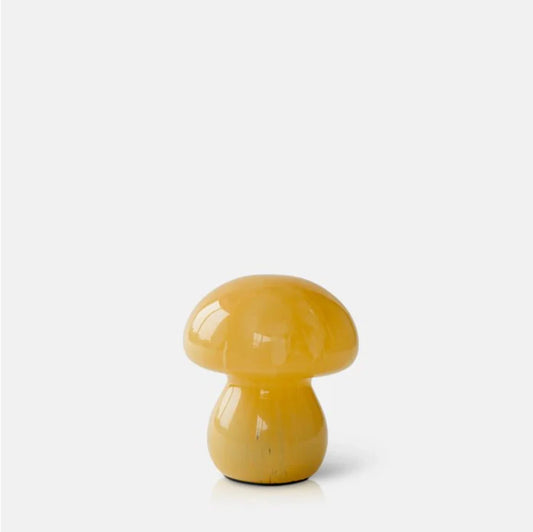 Glass Mushroom LED Light - Mango