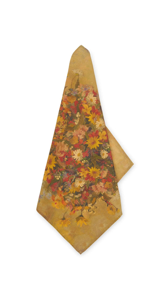 'Fleurs des Prés' Linen Napkin, set of 6