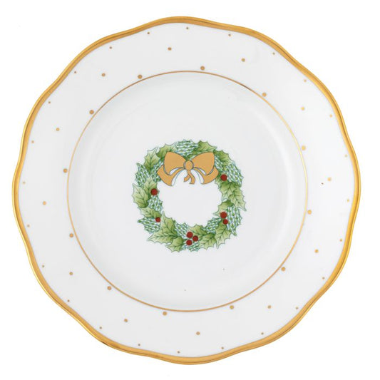 Wreath Dessert Plate