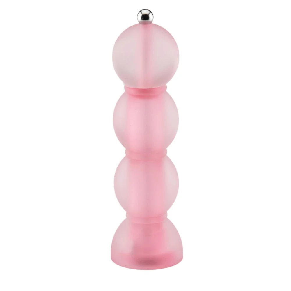 Addison Ross Pink Frosty Bobin Salt or Pepper Mill