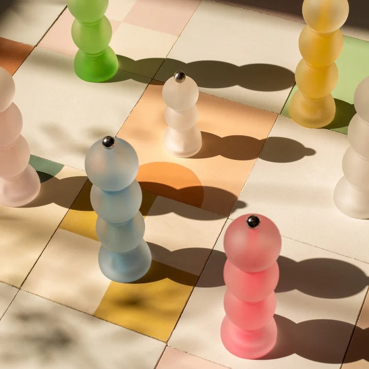 Addison Ross Pink Frosty Bobin Salt or Pepper Mill