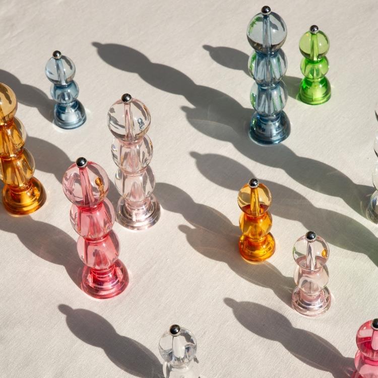 Amber Icy Mini Bob Salt or Pepper Mill by Addison Ross