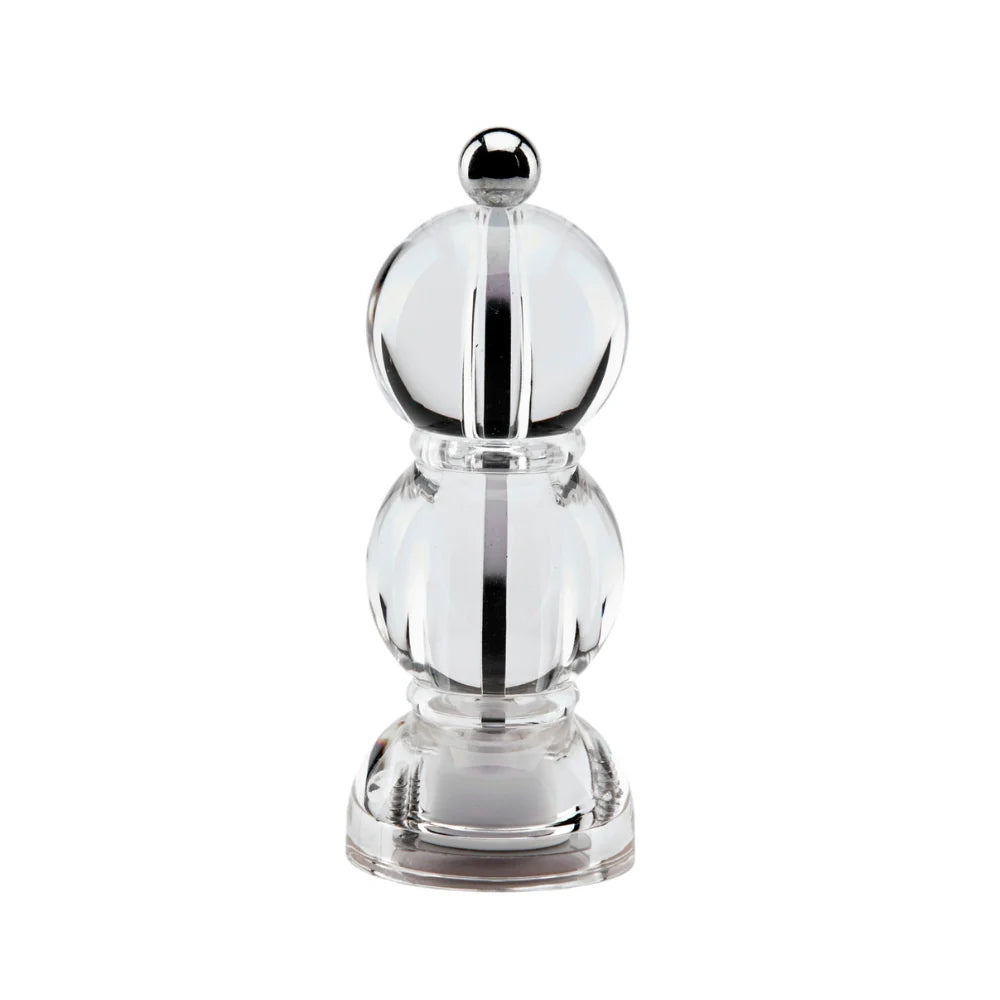 Clear Icy Mini Bob Salt or Pepper Mill by Addison Ross