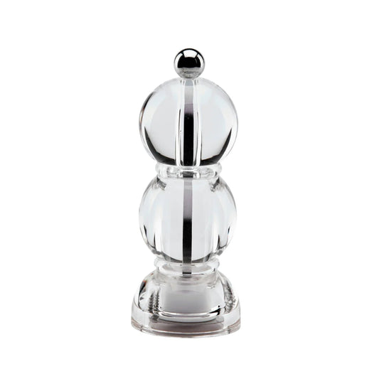 Clear Icy Mini Bob Salt or Pepper Mill by Addison Ross