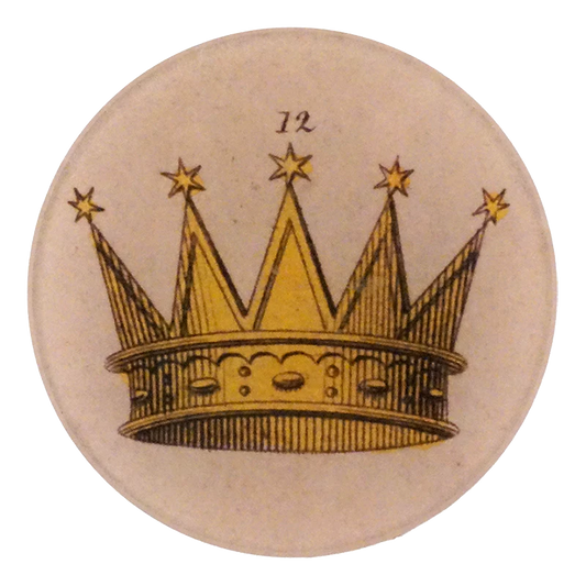 Crown #12 4” Round Plate