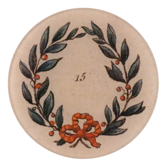 Wreath #15 5 1/4" Round Plate