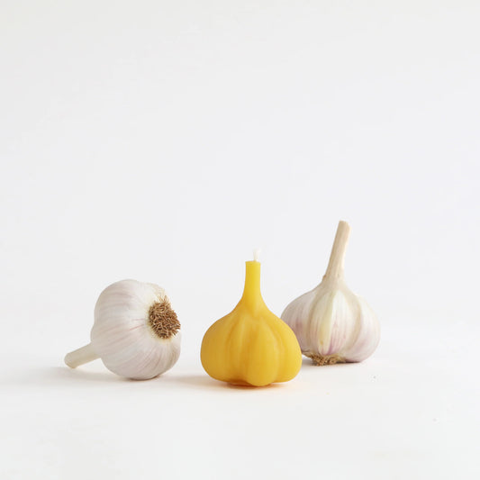 Garlic Beeswax Candle