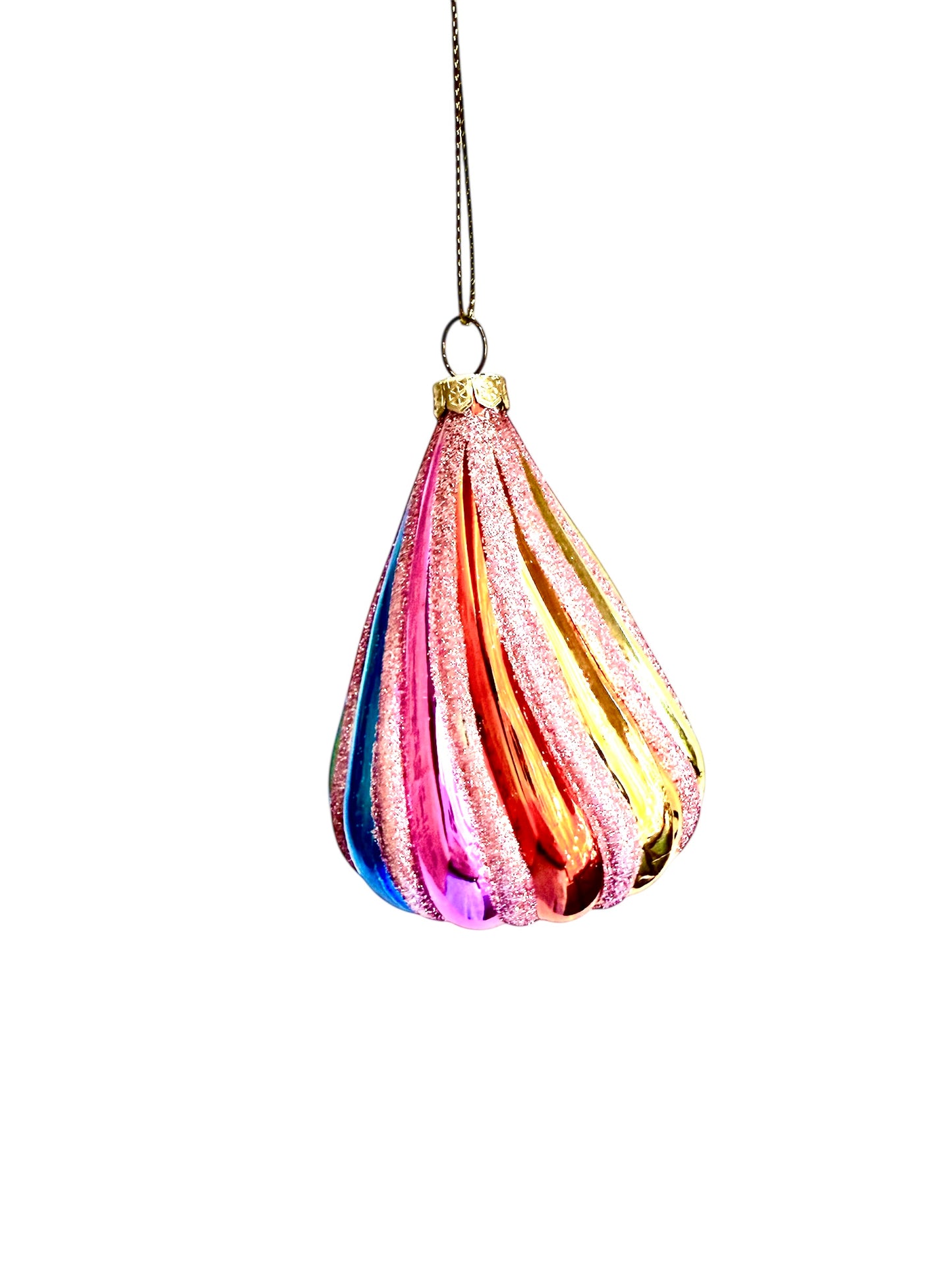 Rainbow Glass Ornament