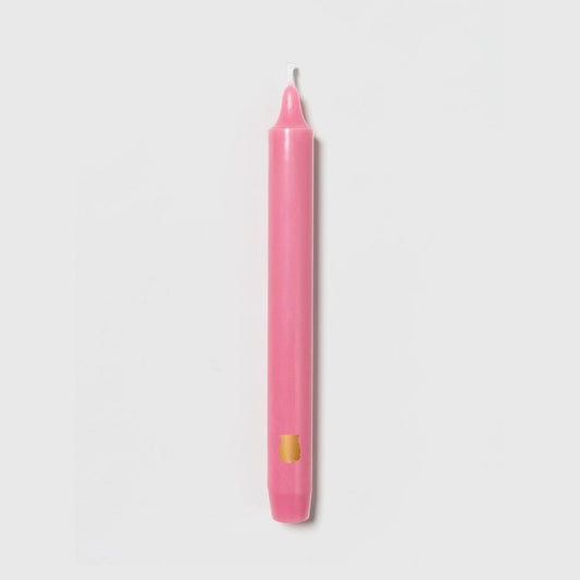 Pink Madeleine Taper Candle