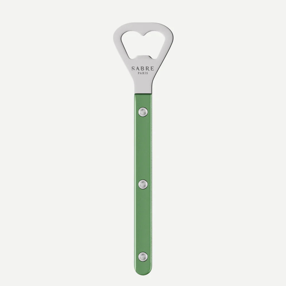 Pearly Bistrot Bottle Opener in Garden Green