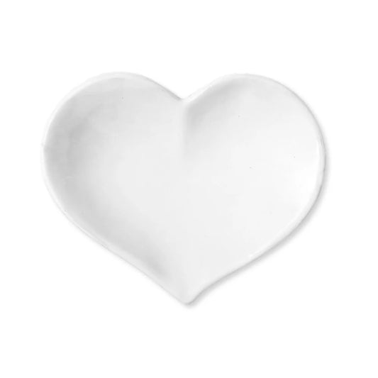 Coeur Dessert plate by Astier de Villatte