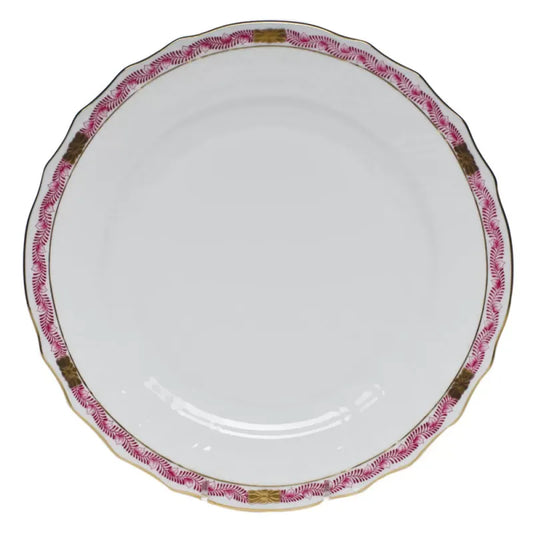 Herend Chinese bouquet garland dinner plate in pink