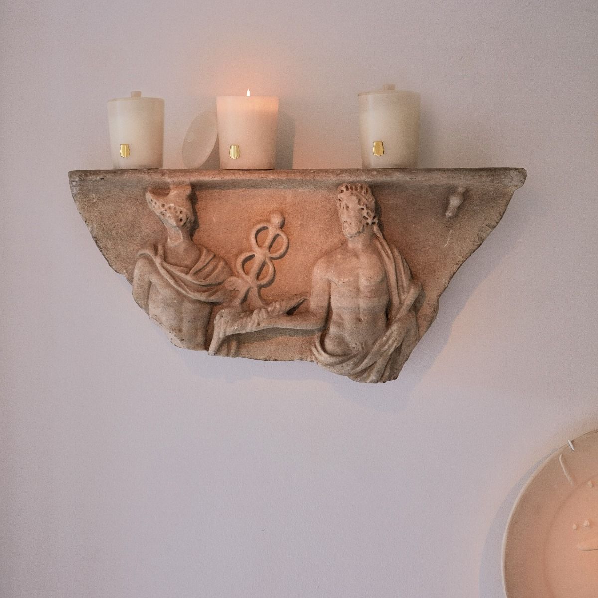 Vesta Alabaster Candle