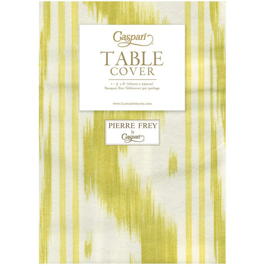Pierre Frey, Toile De Nantes Yellow Paper Linen Airlaid Tablecover