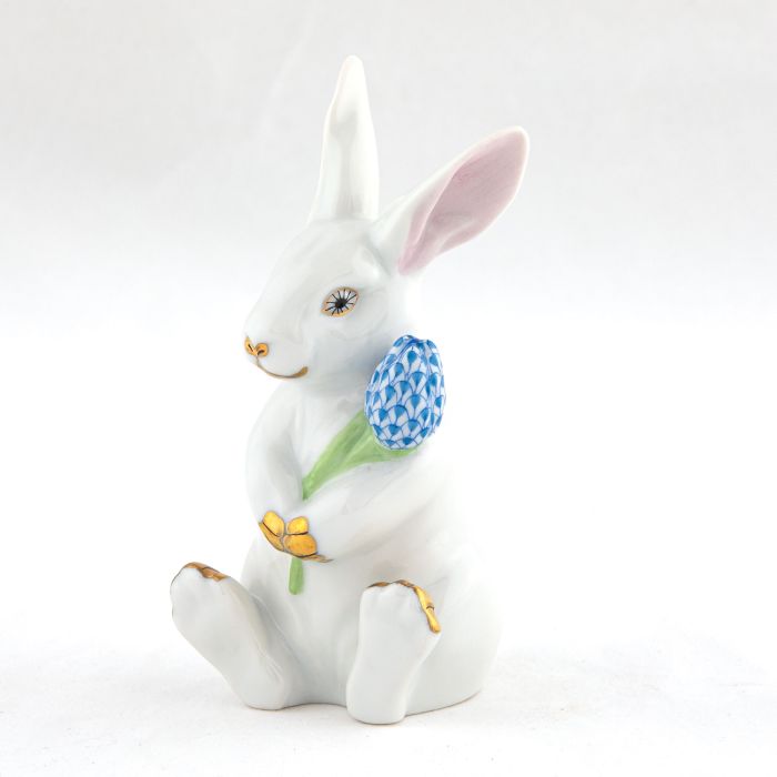 Herend Blosson Bunny Blue