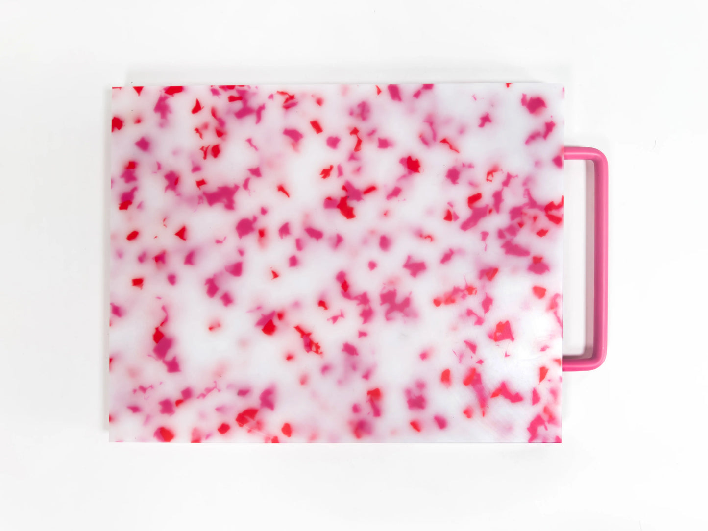 Large Pink and White Cutting Board