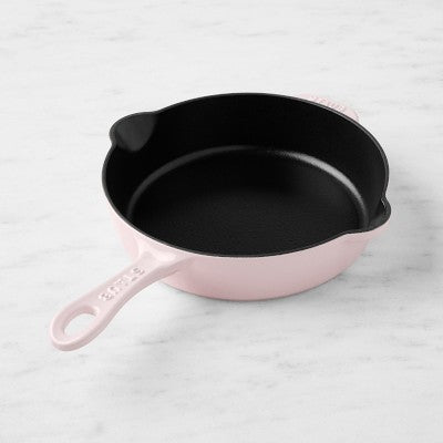 Staub Cast Iron 8.5 inch Traditional Deep Skillet in Pink Peony