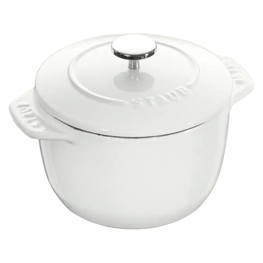 Staub Cast Iron Petite French Oven 1.5 qt. in White