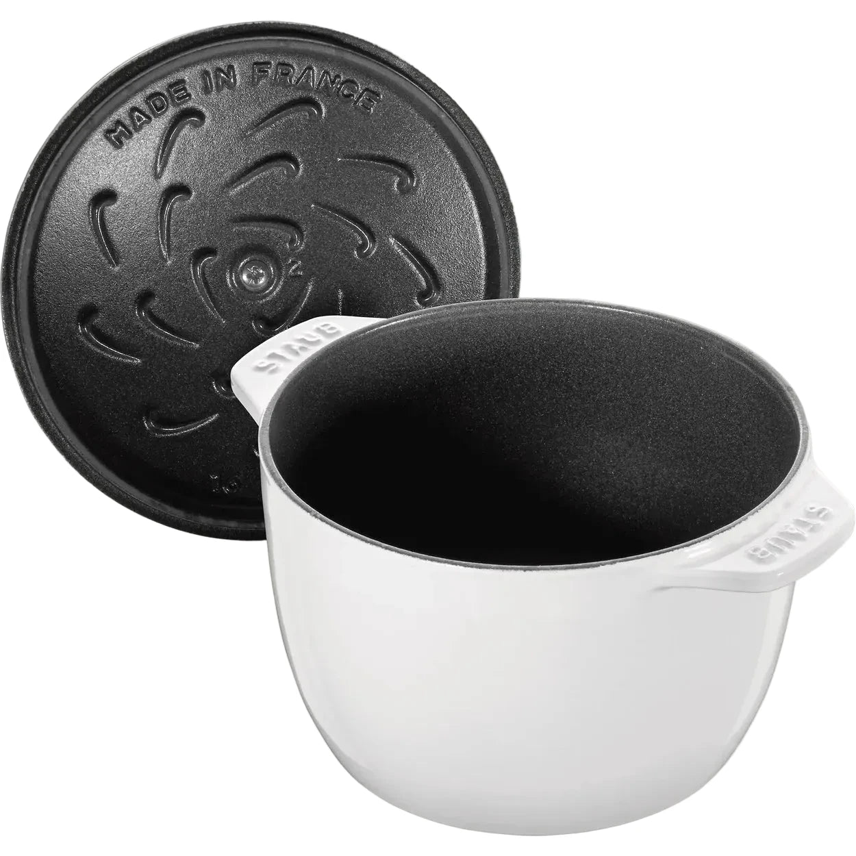 Staub Cast Iron Petite French Oven 1.5 qt. in White