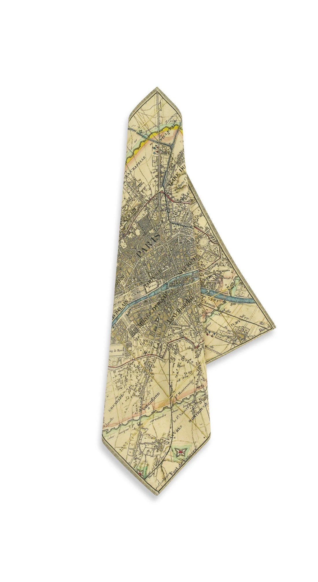 Paris Map Linen Napkins Set of 6