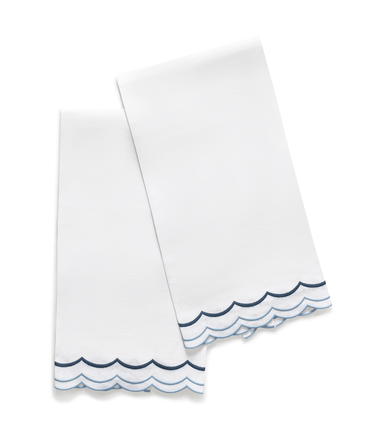 Hazy Blue S/2 India Three Guest Towel