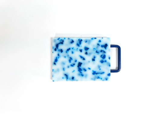 Small Blue and White Cutting Board