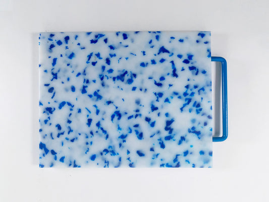 Large Blue and White Cutting Board