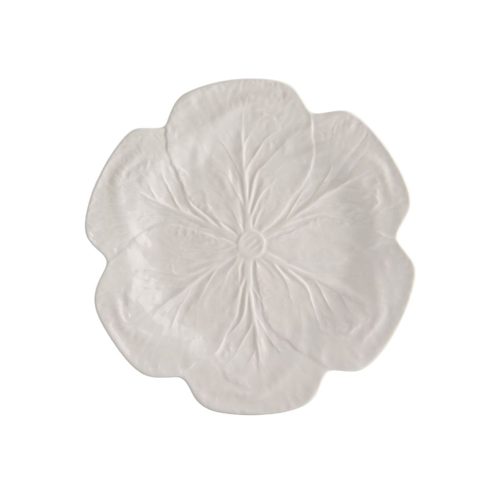 Bordallo Pinheiro Cabbage Dinner Plate in Creme