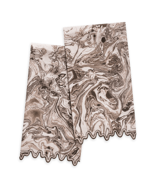 Balthazar Guest Towel - set of 2 in Topaz