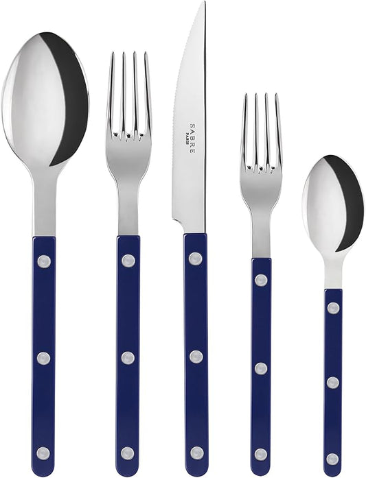 5 Piece Navy Blue Place Setting