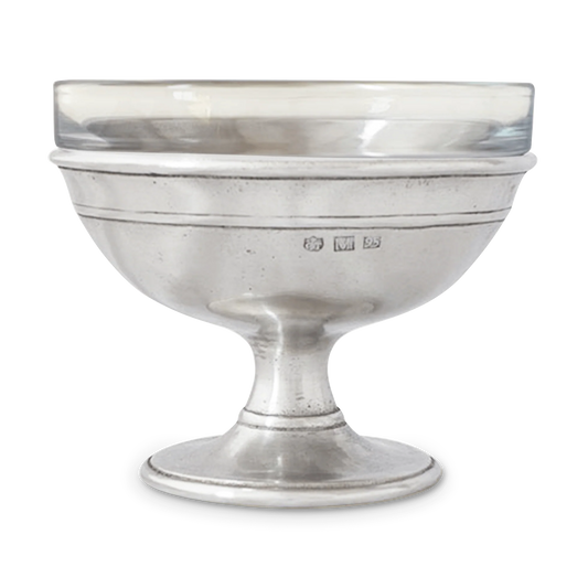 Match Pewter: Dessert Dish with Glass
