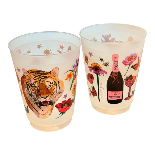 Tiger Garden Shatterproof Cups set of 10
