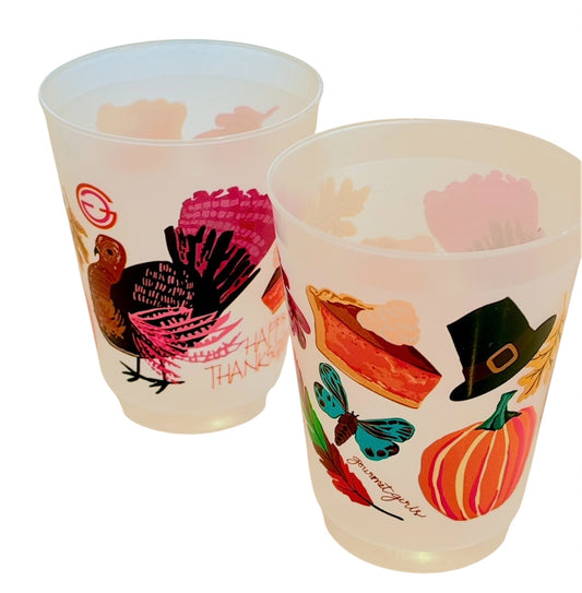 Thanksgiving Shatterproof cups Set of 10