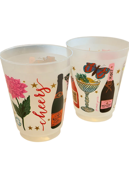 Cheers set of 10 Shatterproof Cups