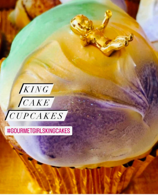 King Cake Cupcakes