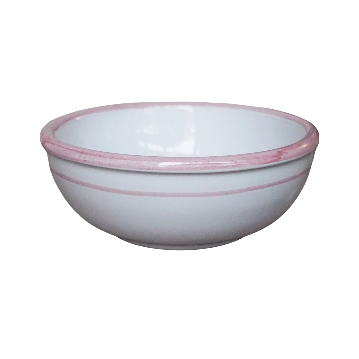 Italian Striped Ceramic Bowl
