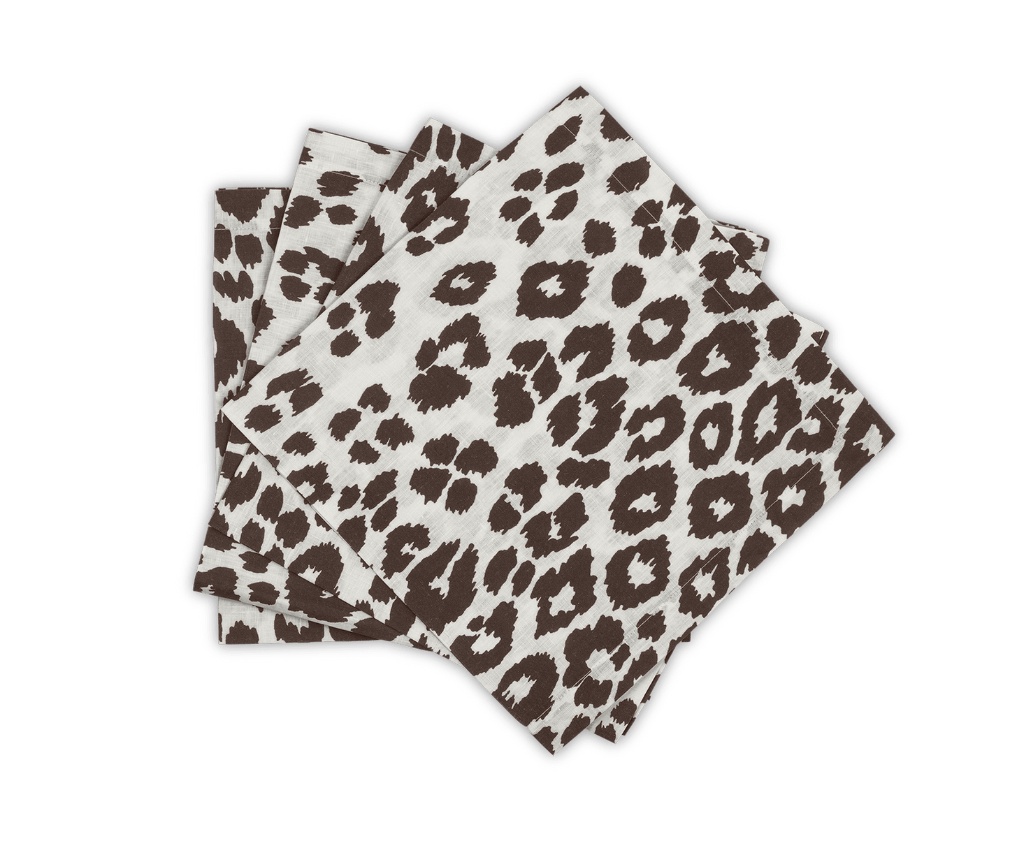 Iconic Leopard Napkins - Cinder