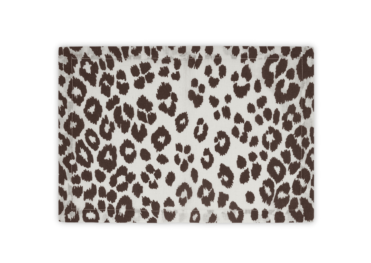 Iconic Leopard Placemat - Cinder