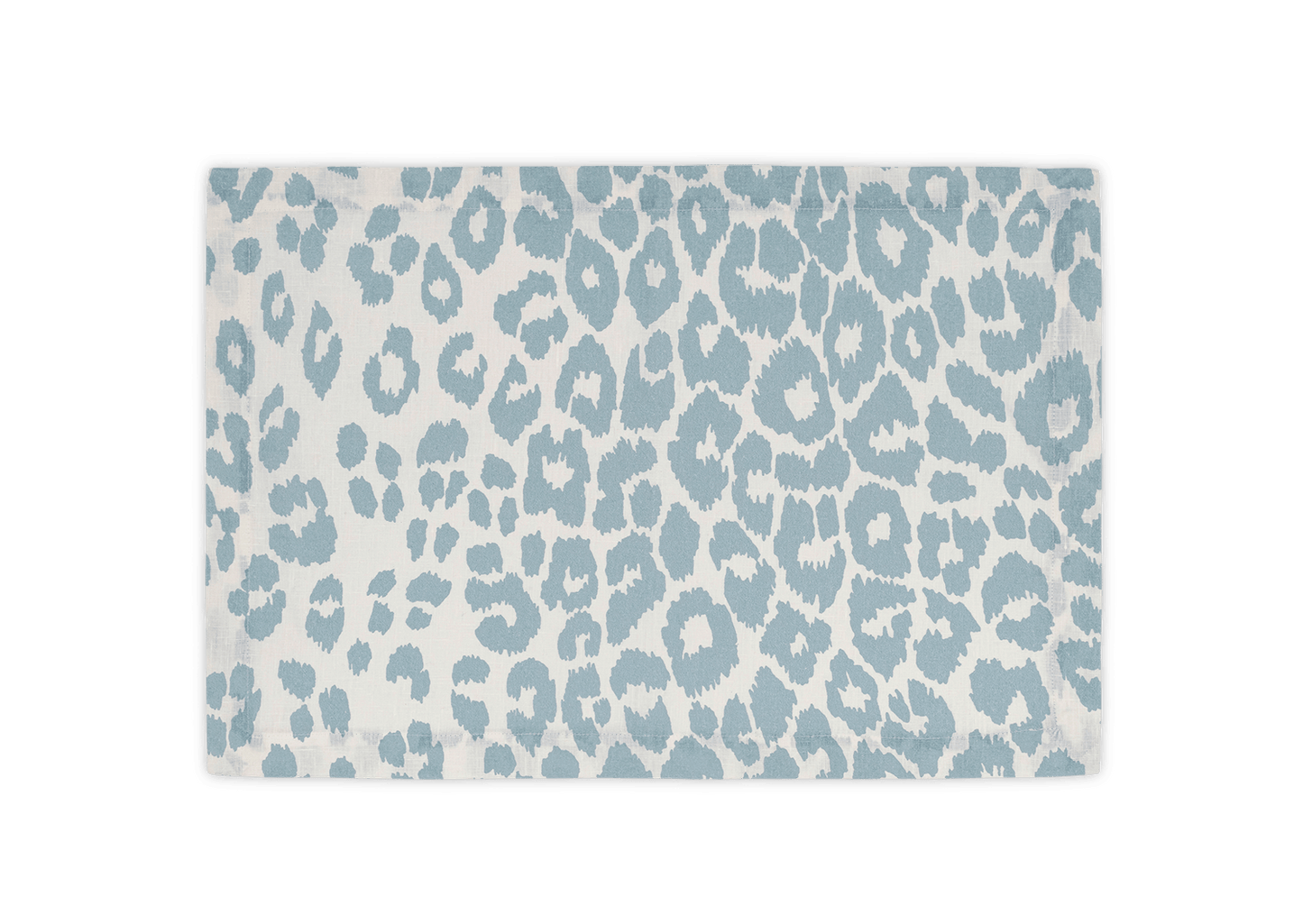 Iconic Leopard Placemat -Sky