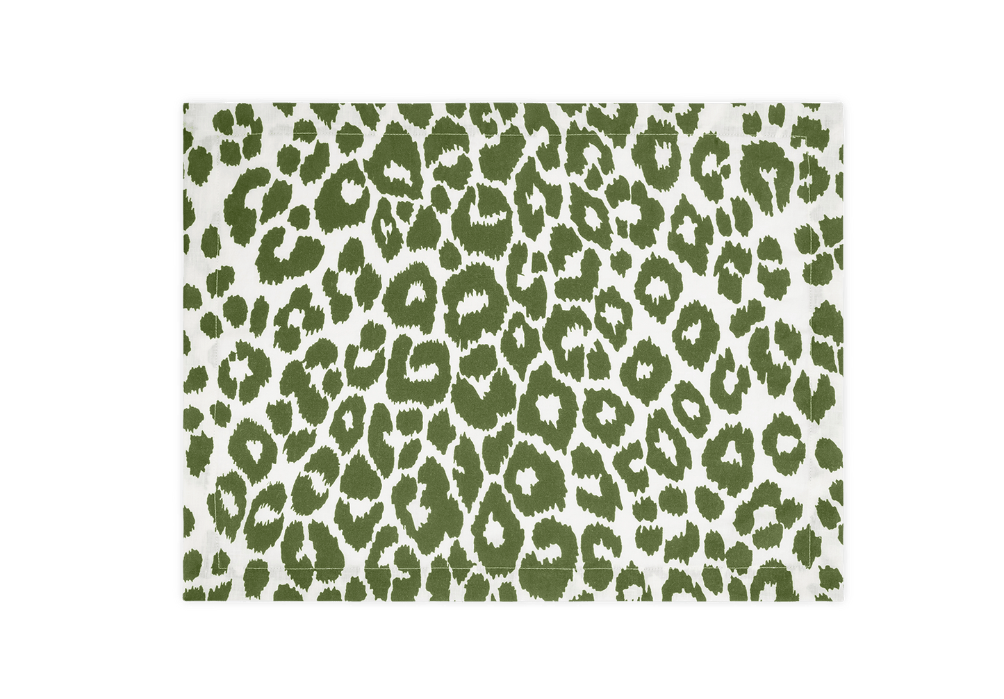 Iconic Leopard Placemat - Green