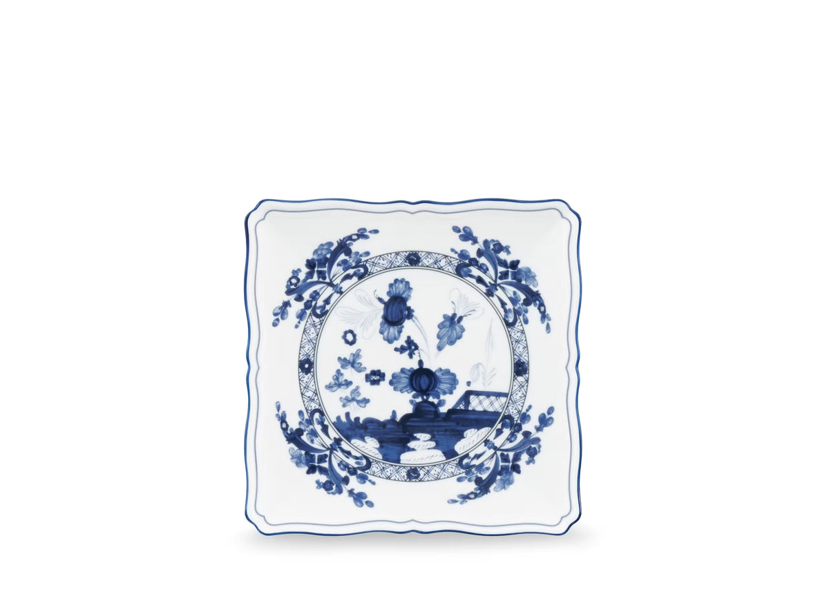 Oriente Italiano Indaco Small Square Plate by Ginori 1735