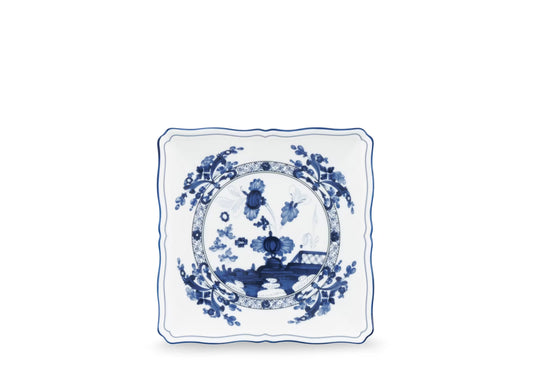 Oriente Italiano Indaco Small Square Plate by Ginori 1735