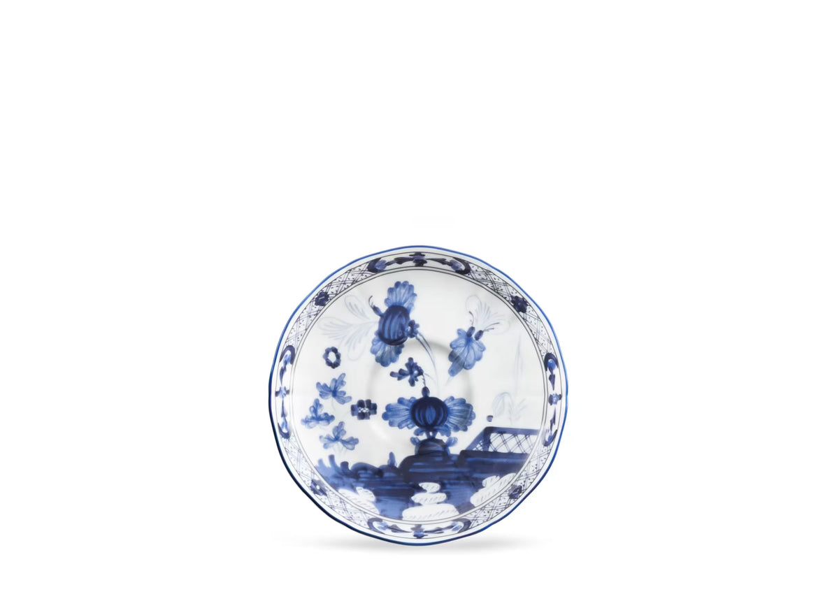 Oriente Italiano Indaco Tea Cup & Saucer by Ginori 1735