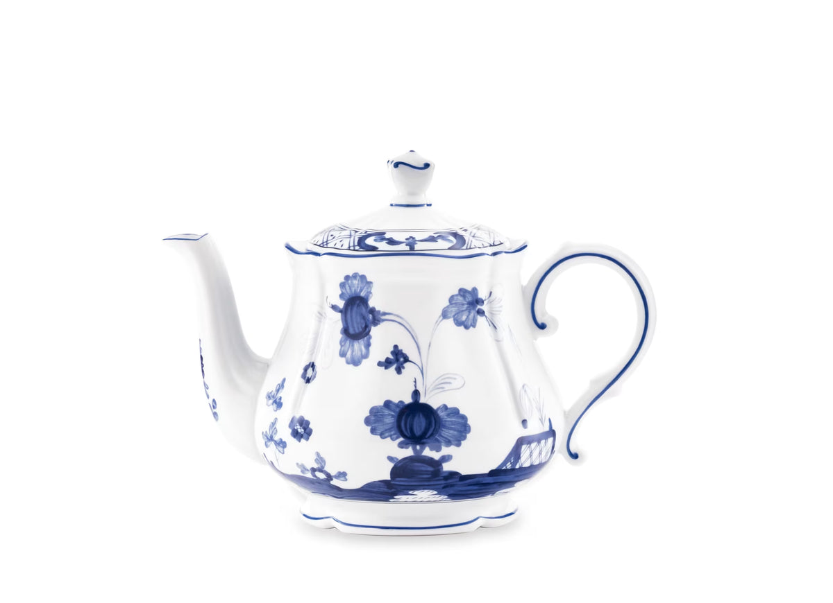 Oriente Italiano Indaco Teapot by Ginori 1735