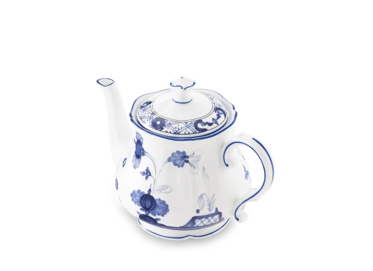 Oriente Italiano Indaco Teapot by Ginori 1735