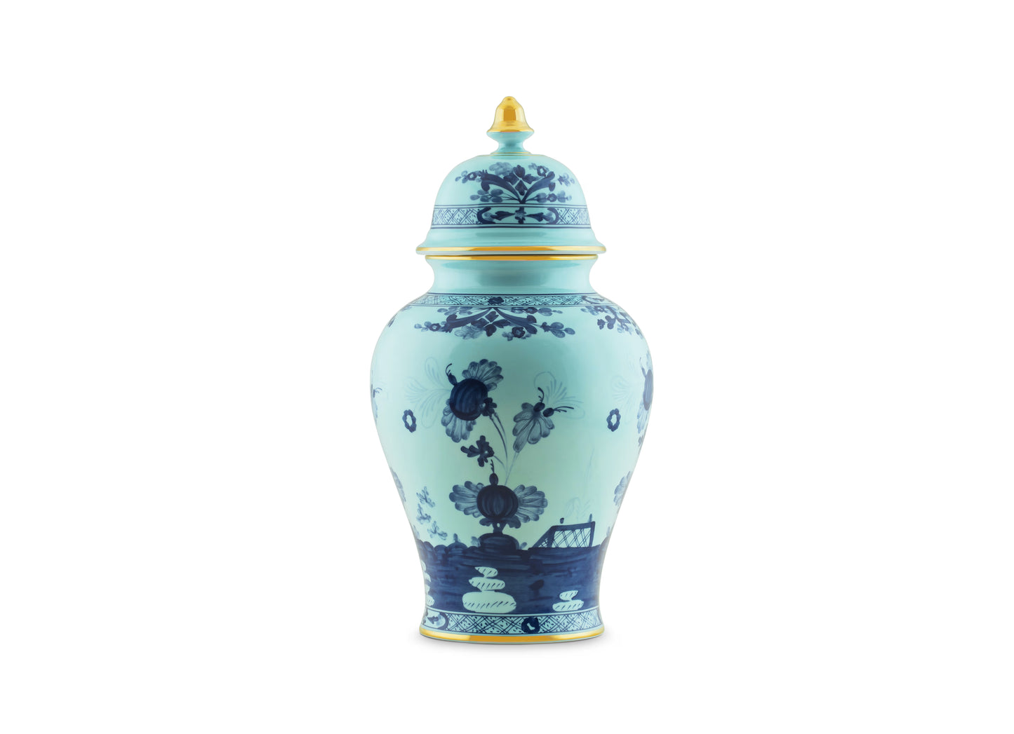 Oriente Italiano Iris Potiche Vase by Ginori 1735