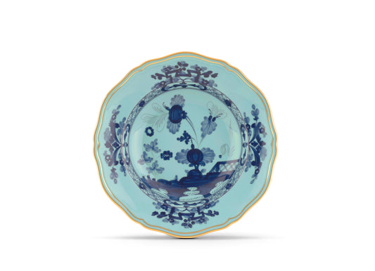 Oriente Italiano Iris Rim Soup Plate by Ginori 1735
