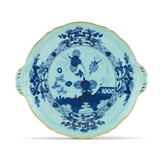 Oriente Italiano Iris Cake Plate by Ginori 1735