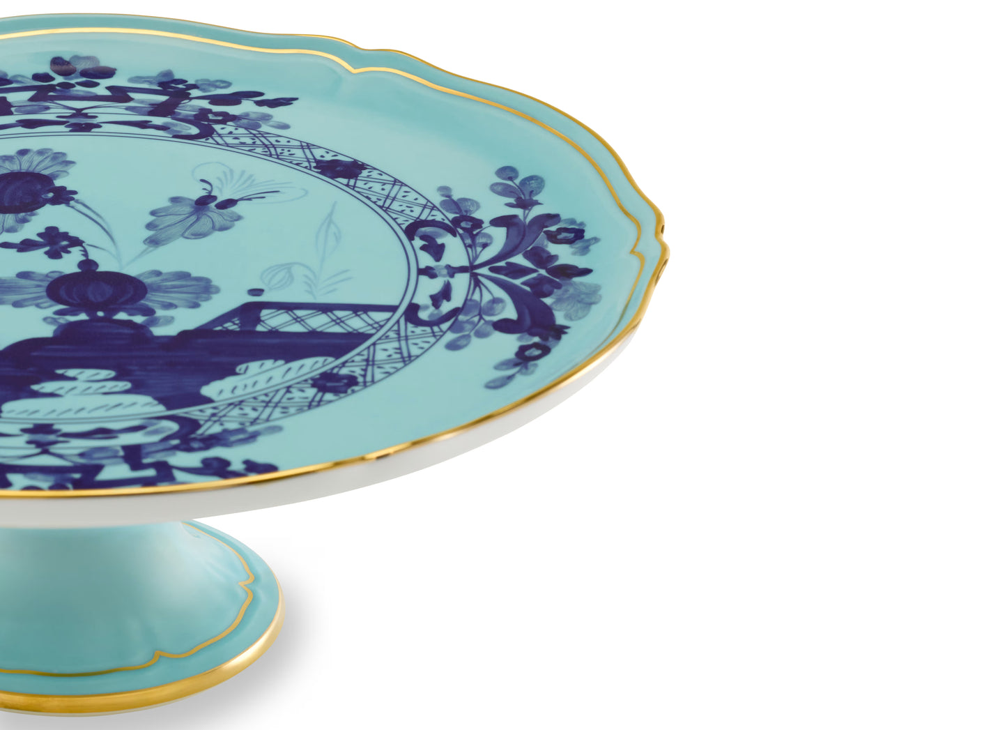Oriente Italiano Iris Cake Stand by Ginori 1735